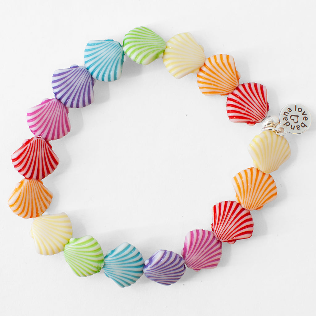 Pastel Shells Candi Beads