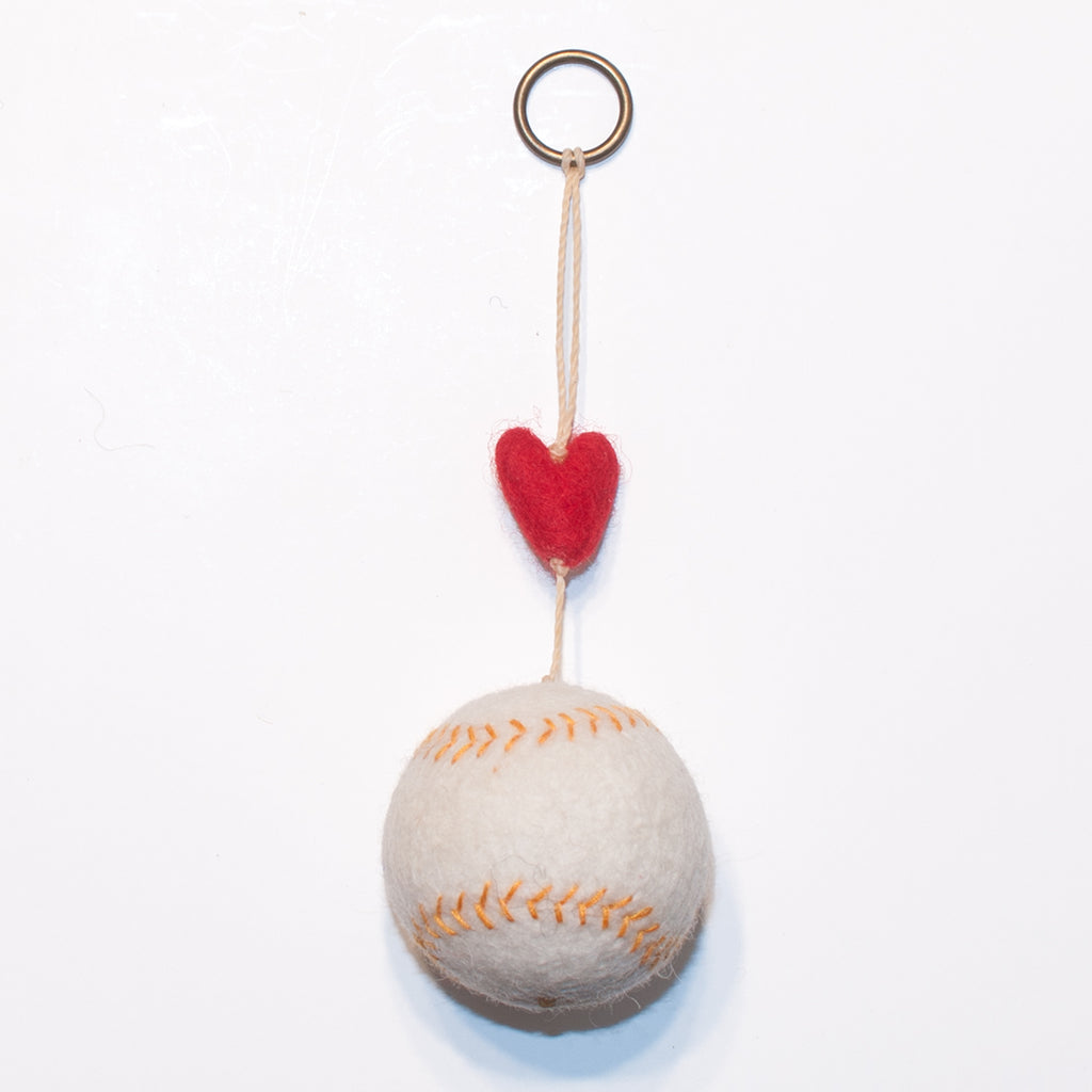 Baseball Mini Heart String