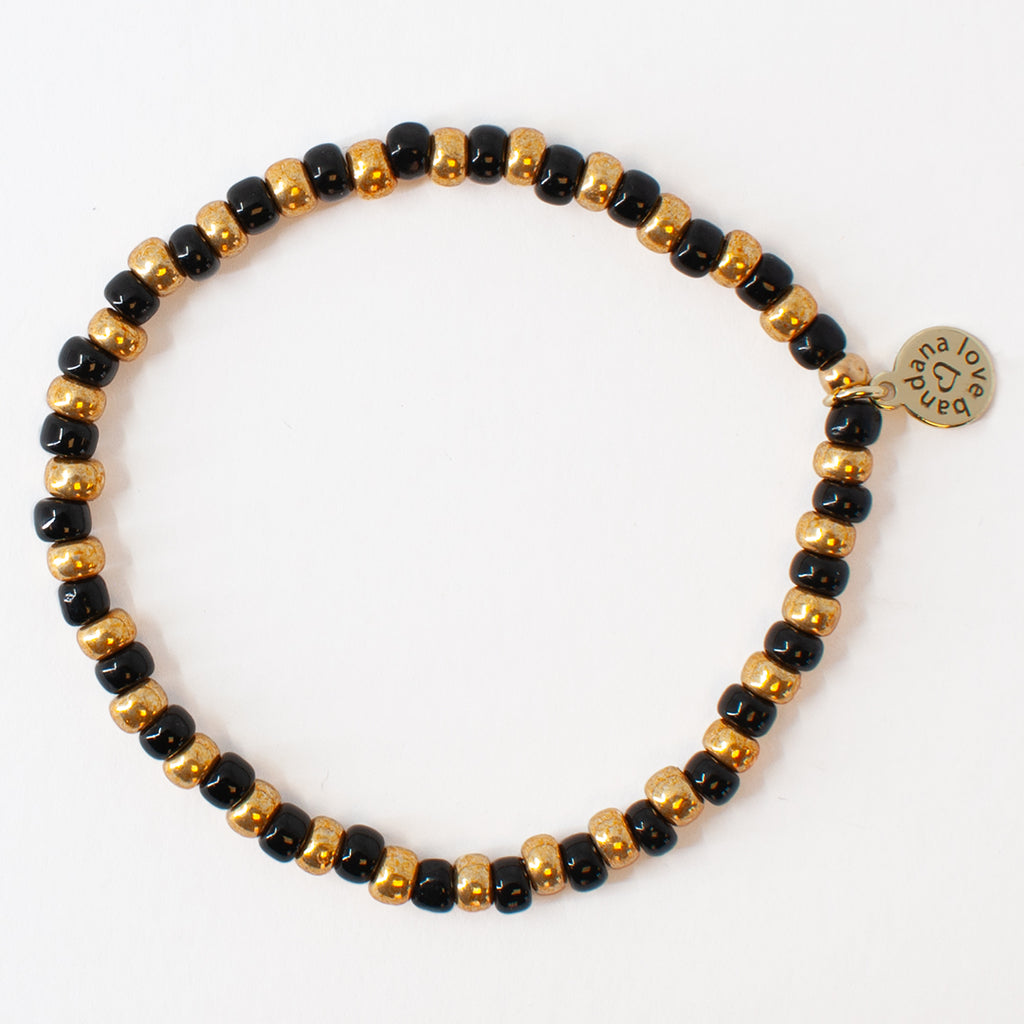 Black and Gold Candi Beads