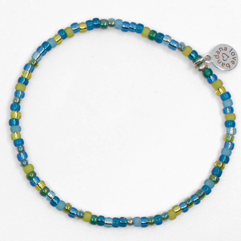 Blue Lagoon Mini Candi Beads
