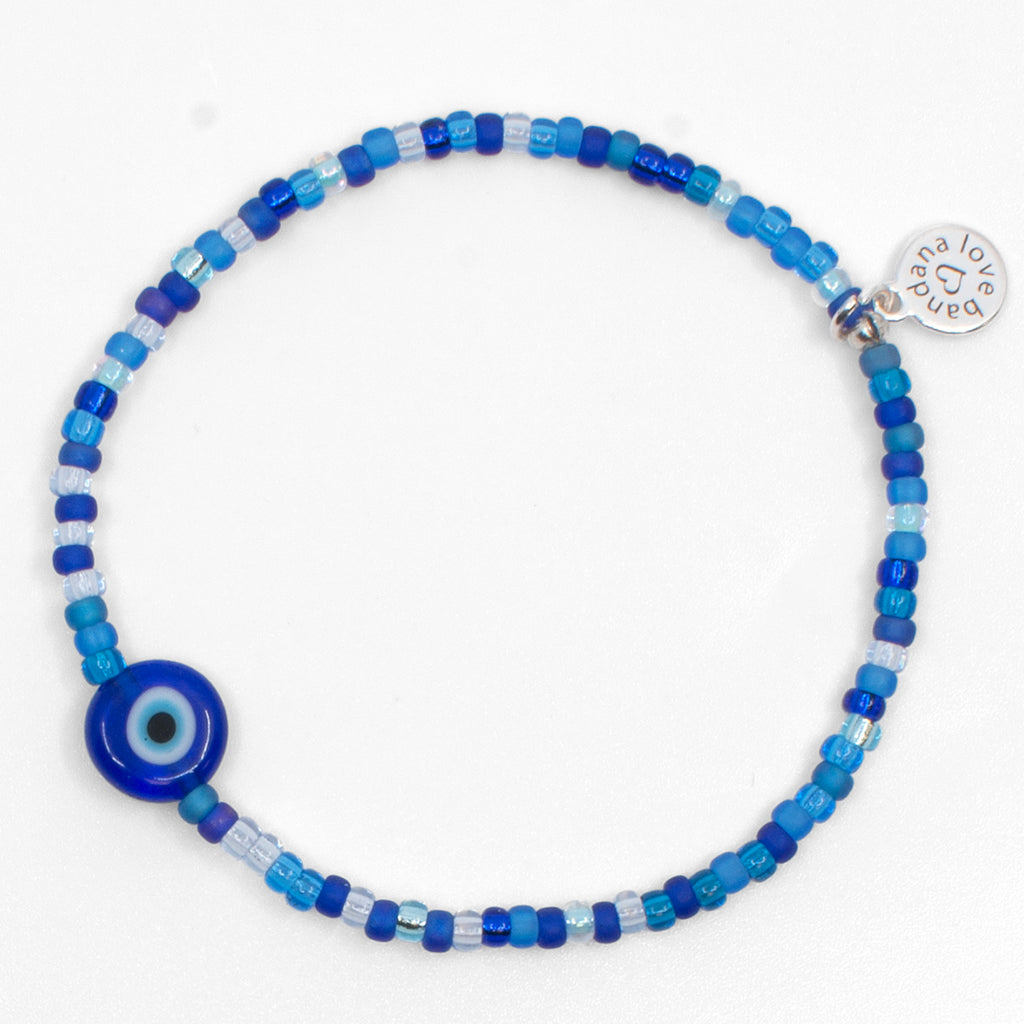 Evil Eye in Blueberry Pie Mini Candi Beads