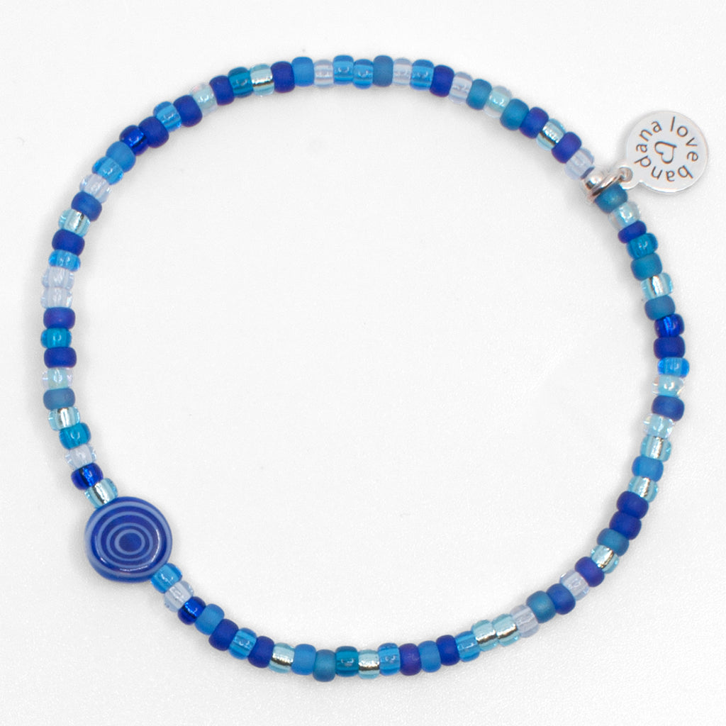 Swirl in Blueberry Pie Mini Candi Beads