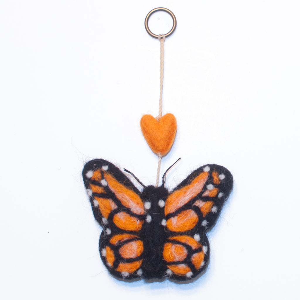 Monarch Butterfly Mini Heart String