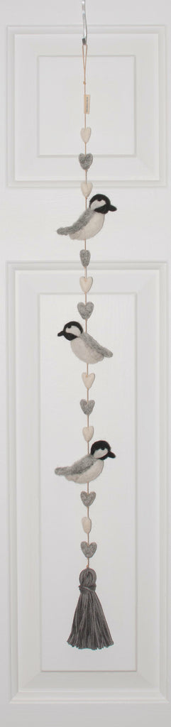 Chickadees Heart String