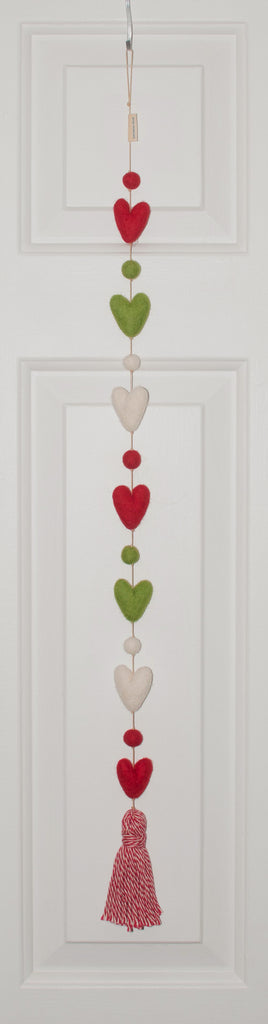 Christmas Hearts Heart String
