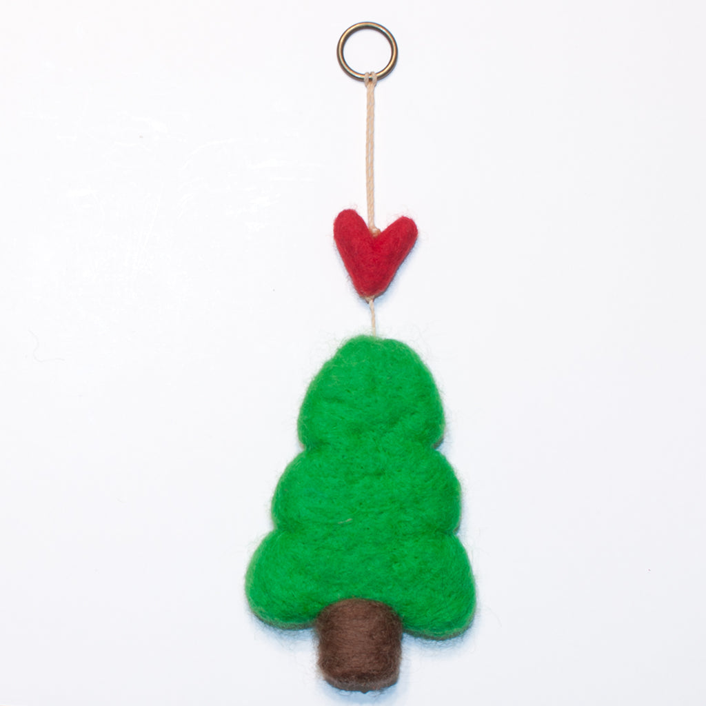 Christmas Tree Mini Heart String