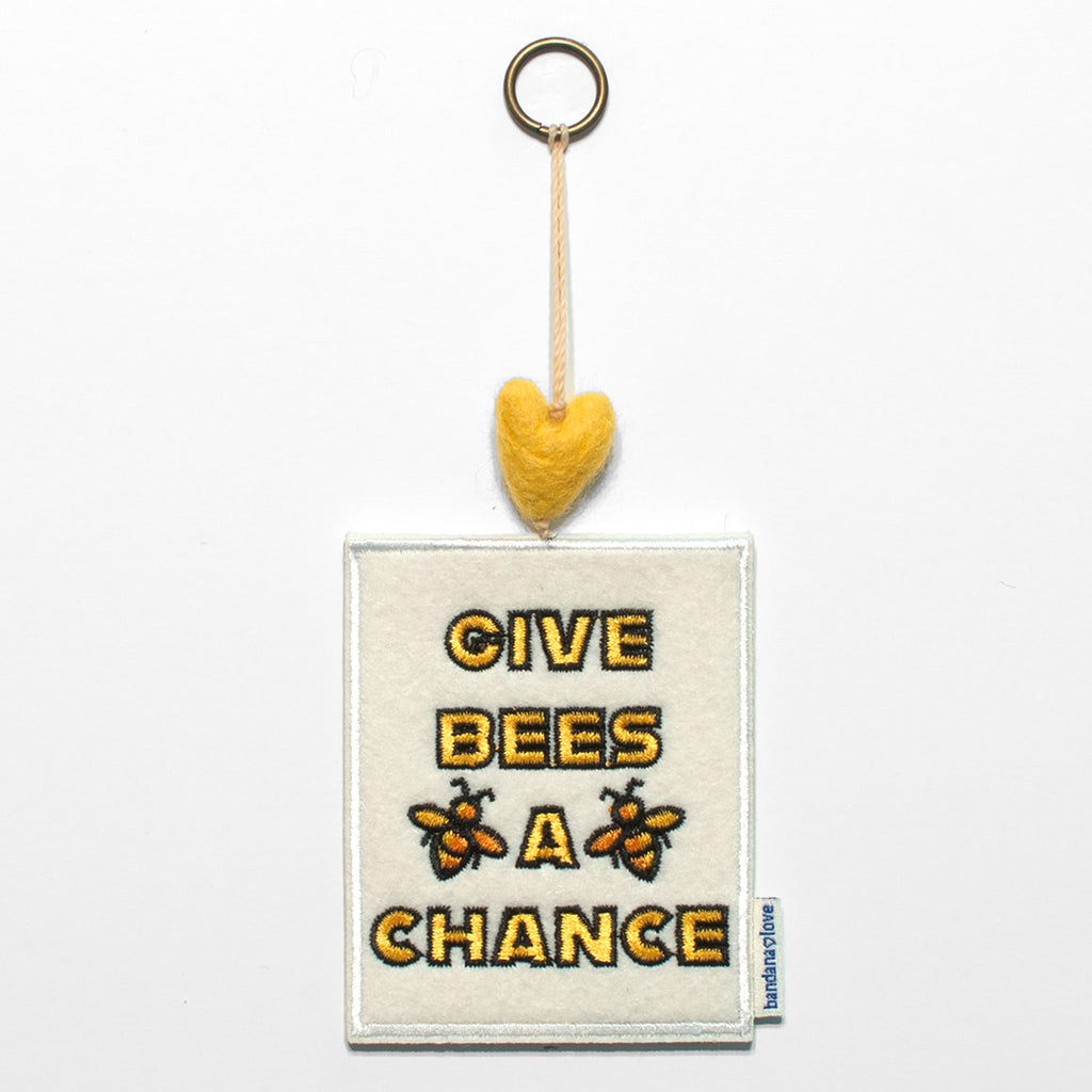 Give Bees A Chance Mini Heart String