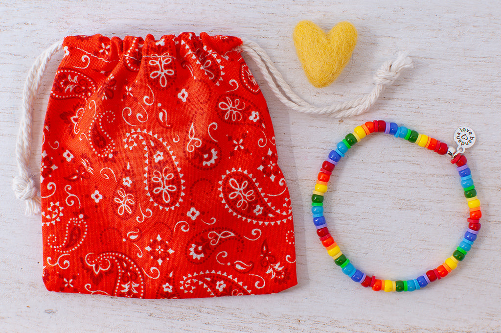Heishi Rainbow Candi Beads
