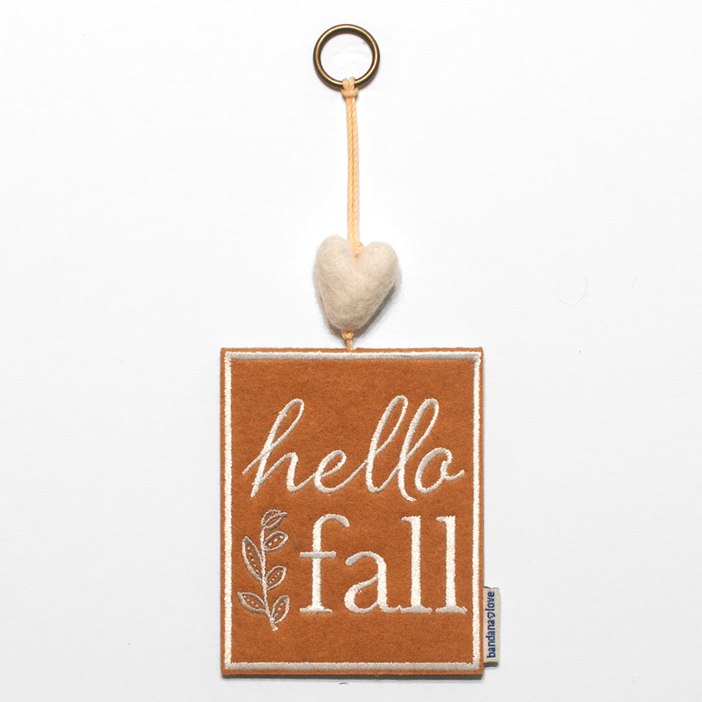Hello Fall Mini Heart String