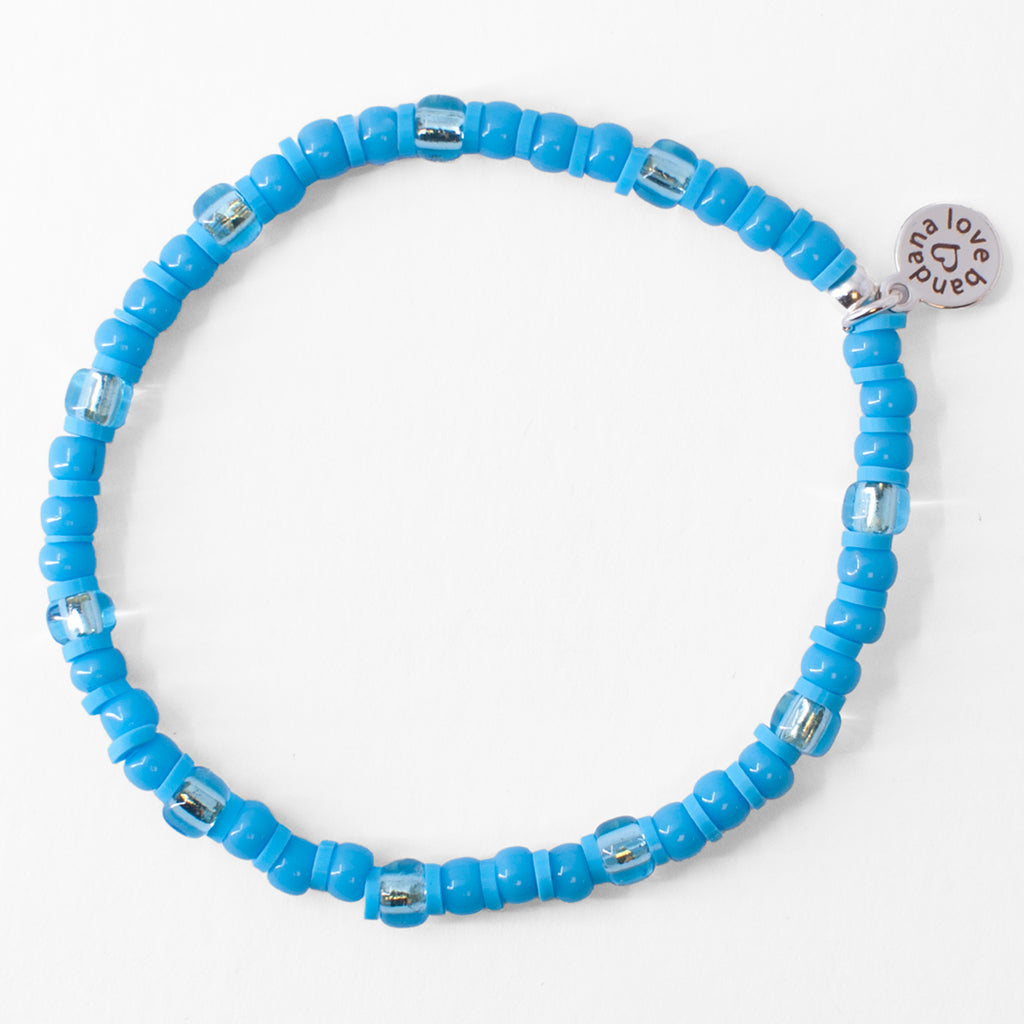Heishi Sky Blue Candi Beads