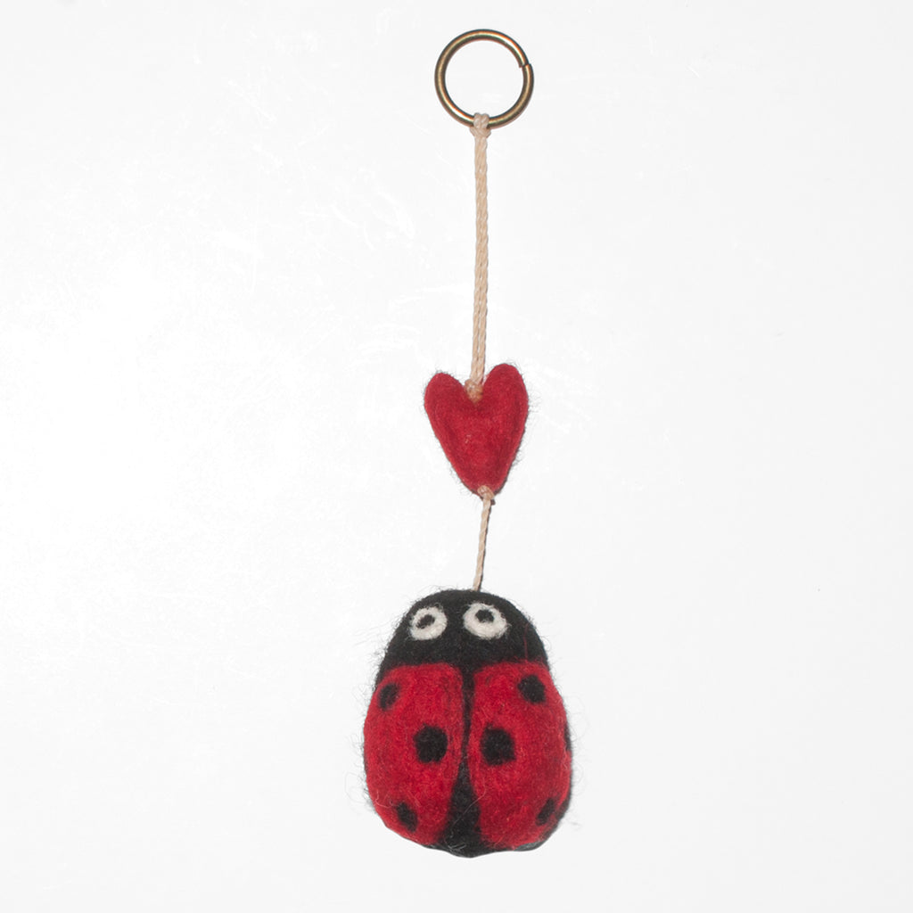 Ladybug Mini Heart String