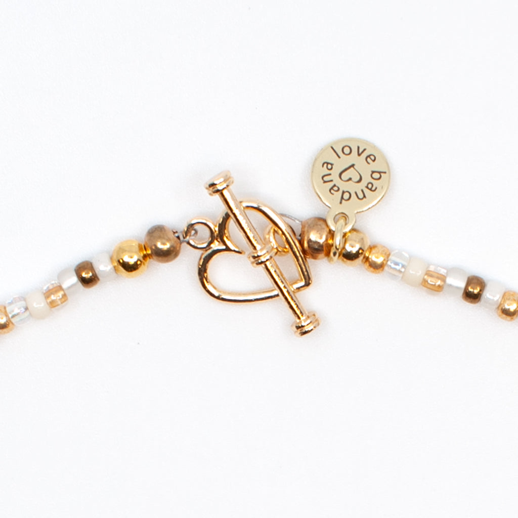 Latte Mini Candi Beads Necklace