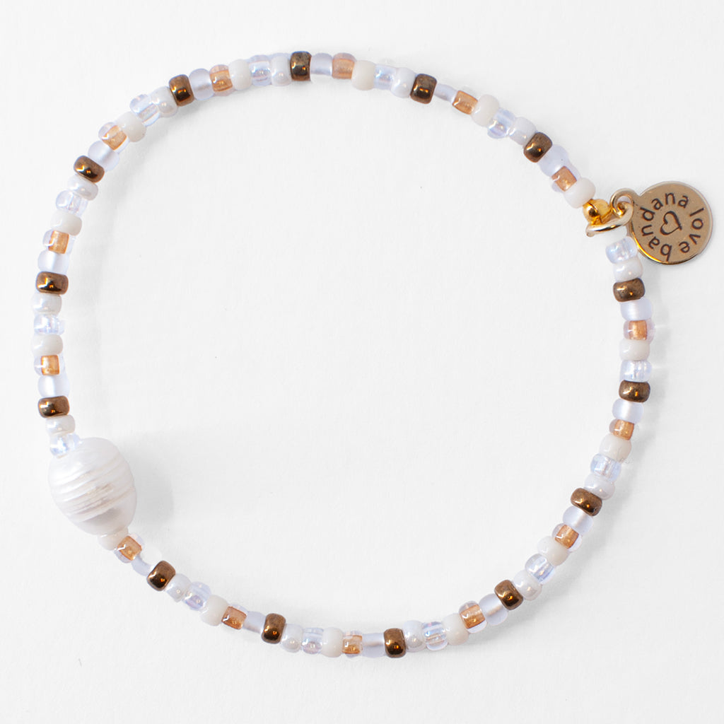 Pearl in Latte Mini Candi Beads