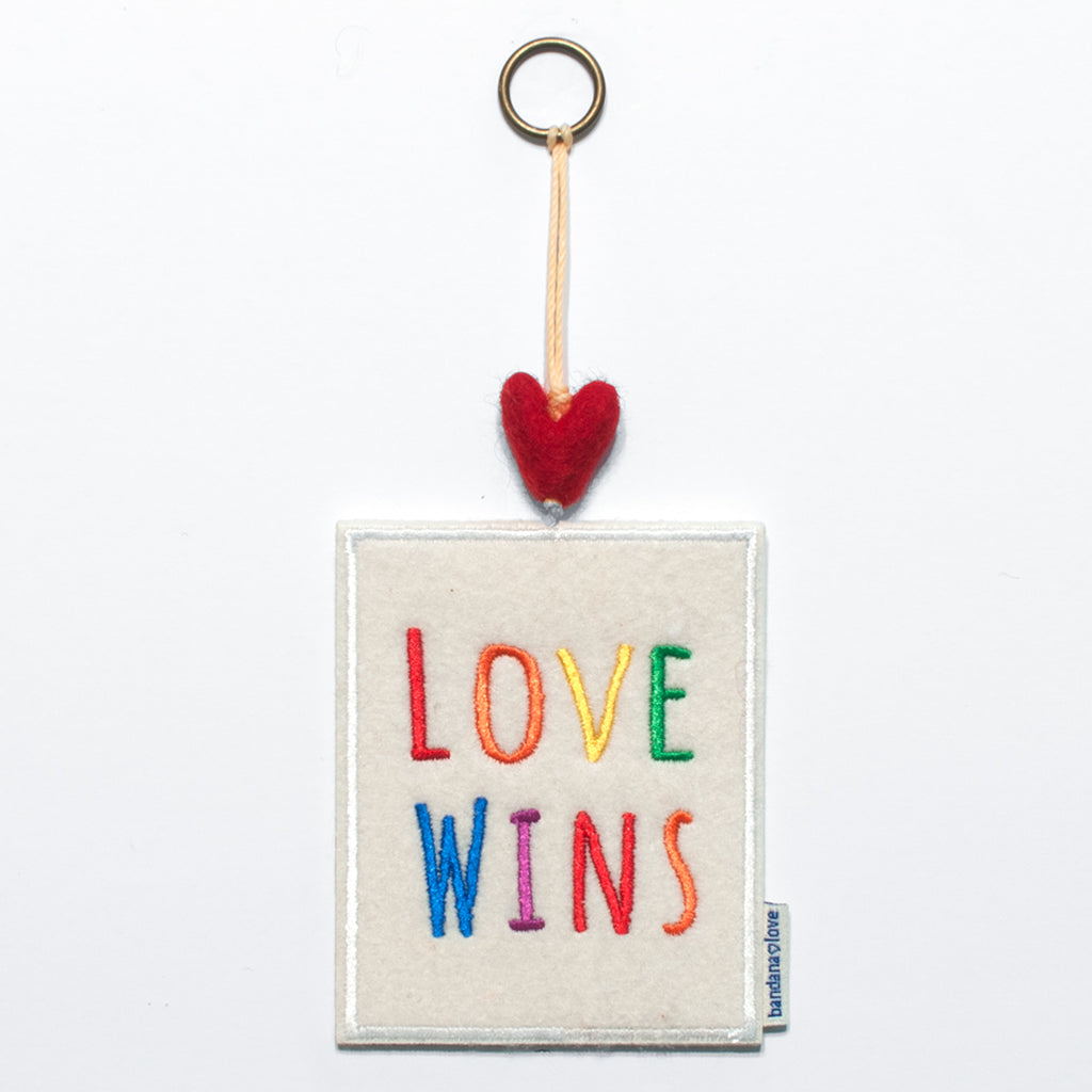 Love Wins Mini Heart String