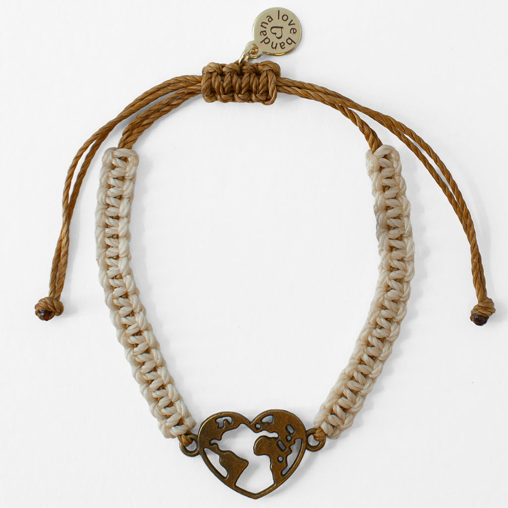 Love the Earth Knotted String - Available in Two Colors