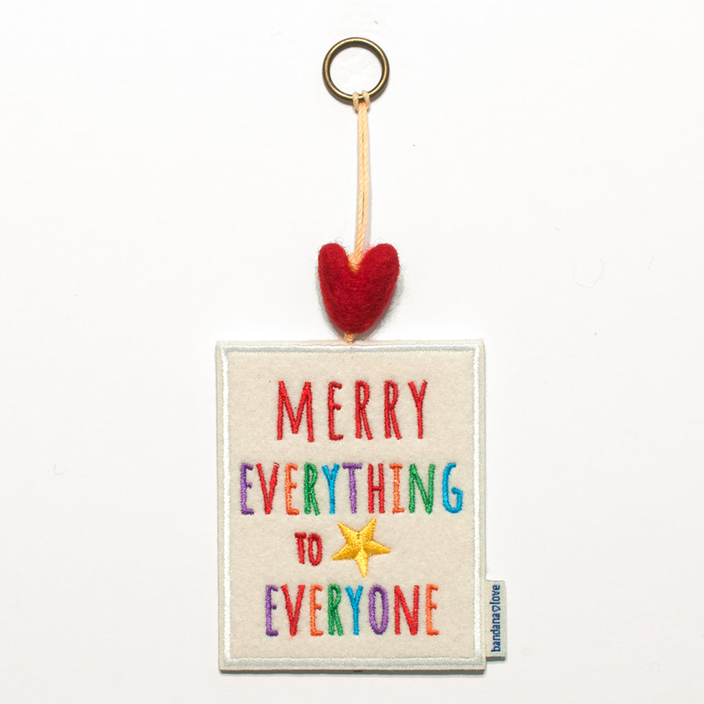 Merry Everything To Everyone Mini Heart String