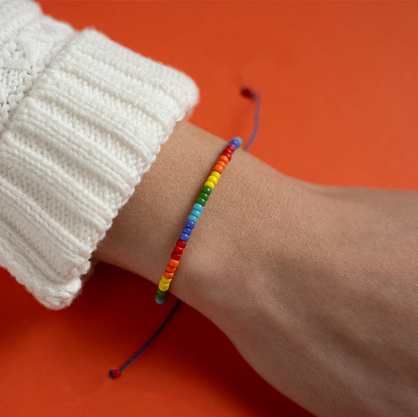 Rainbow Beaded String – bandana love