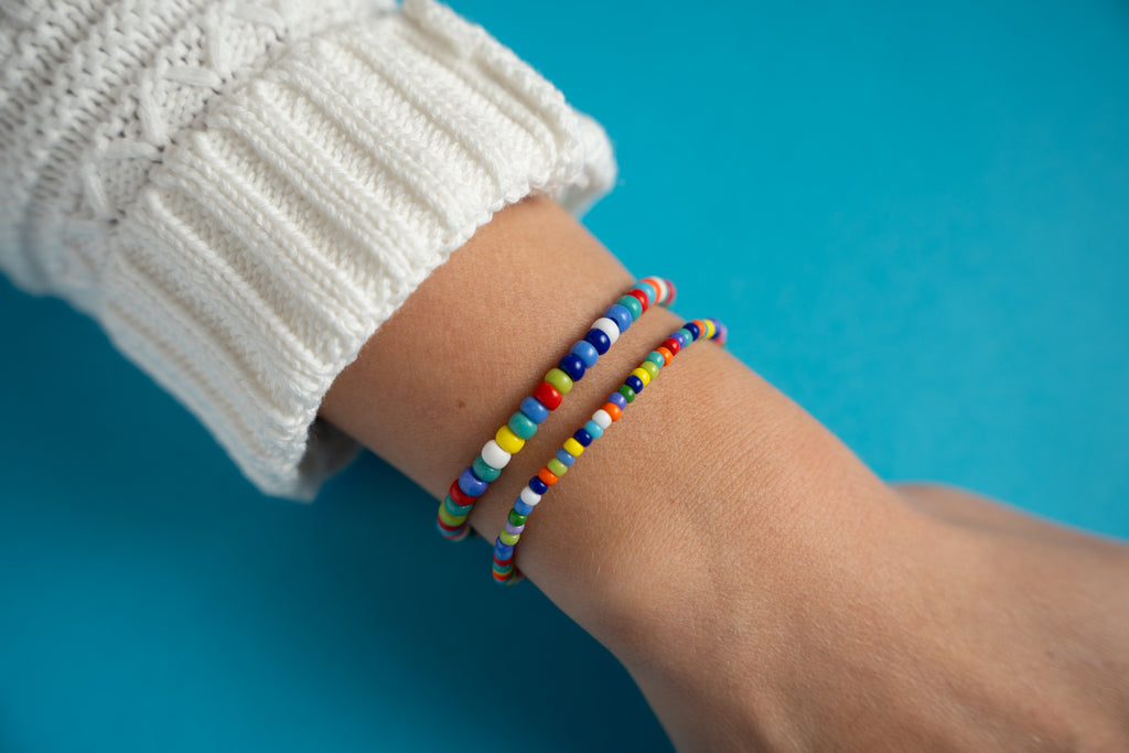 Multicolor Mini Candi Beads