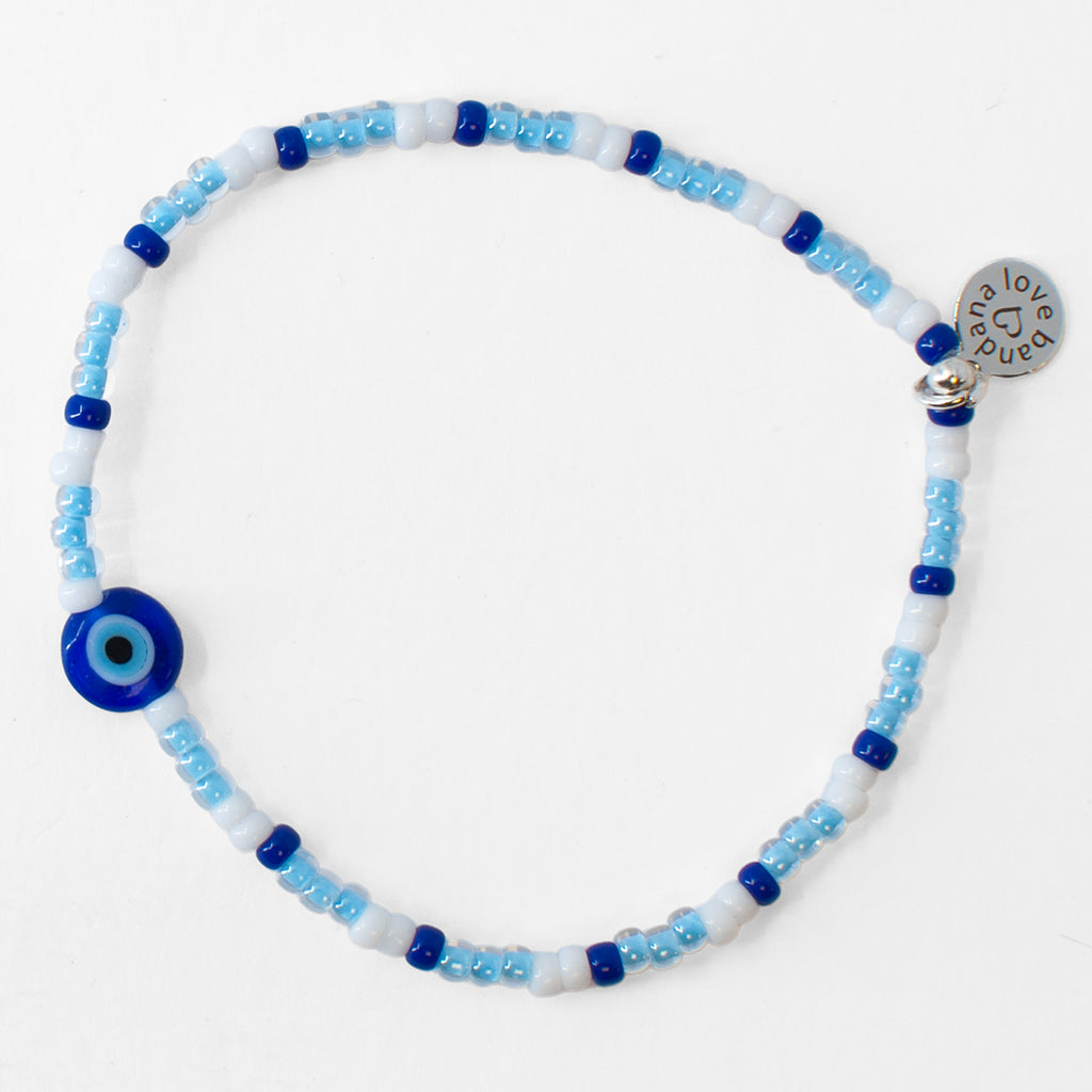 Evil Eye in Ocean Waves Mini Candi Beads