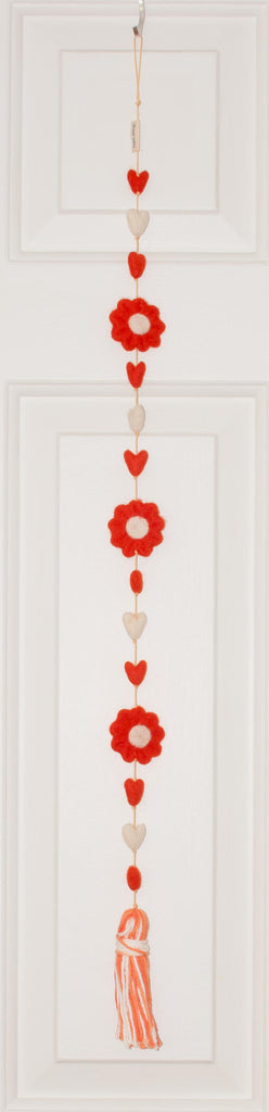 Orange  Daisy Heart String