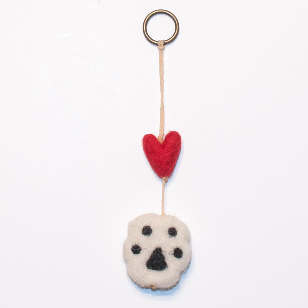 Paw Print Mini Heart String
