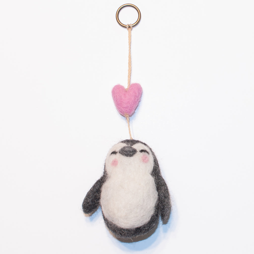 Penguin Mini Heart String