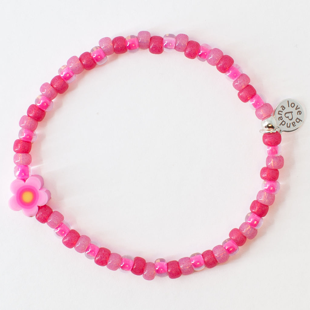 Pink Polymer Flower in Pretty in Pink Candi Beads