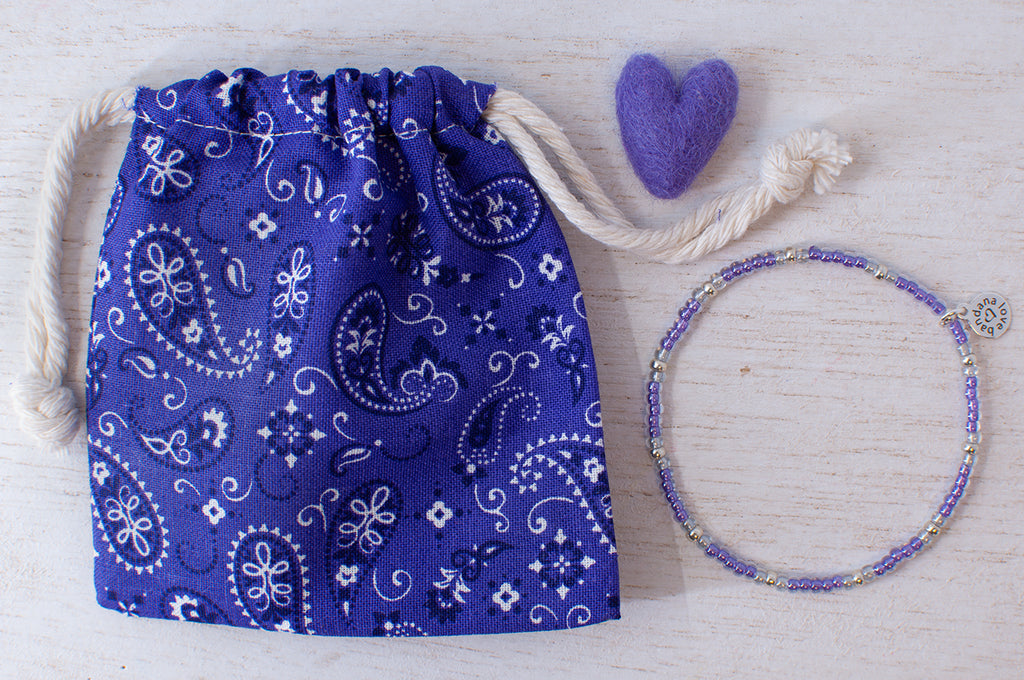 Purple Power Mini Candi Beads