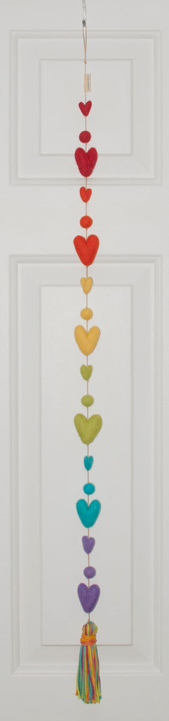 Rainbow of Hearts Heart String