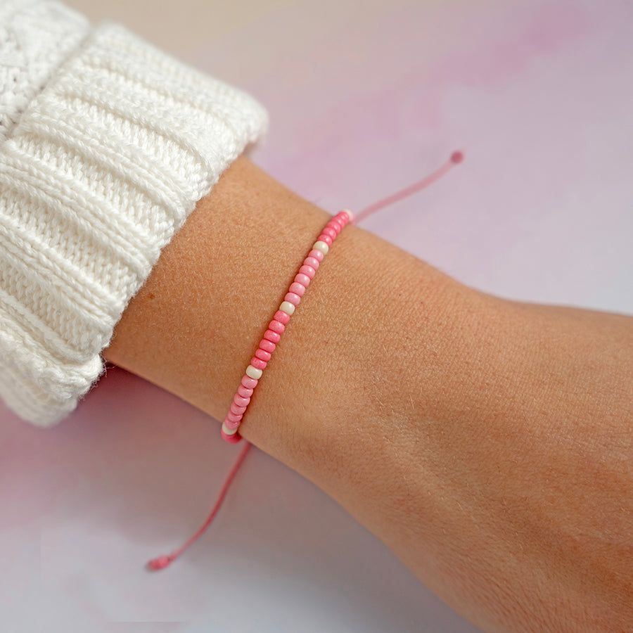 Shades of Pink Beaded String
