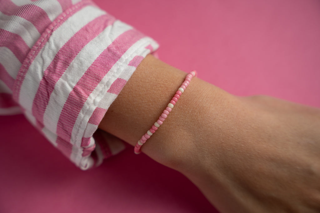 Shades of Pink Mini Candi Beads