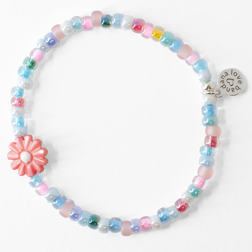 Shell Daisy in Pastel Candi Beads