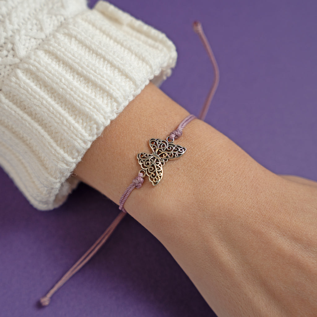Silver Butterfly String - Available in Three Colors