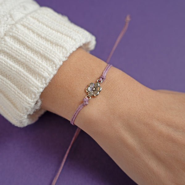 Silver Flower String - Available in Four Colors – bandana love