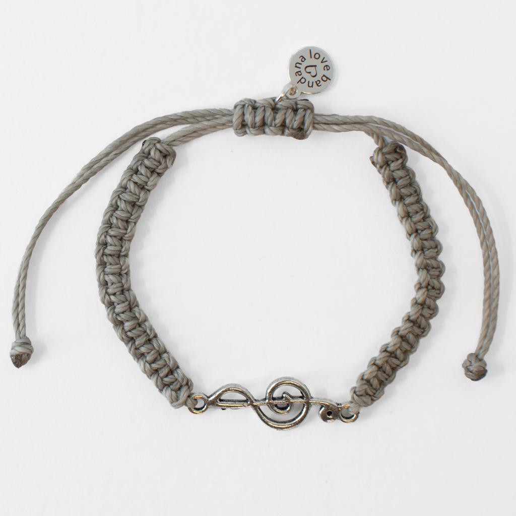Silver Music Knotted String - Available in Three Colors