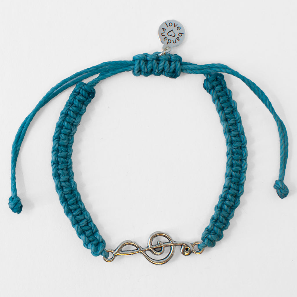Silver Music Knotted String - Available in Three Colors