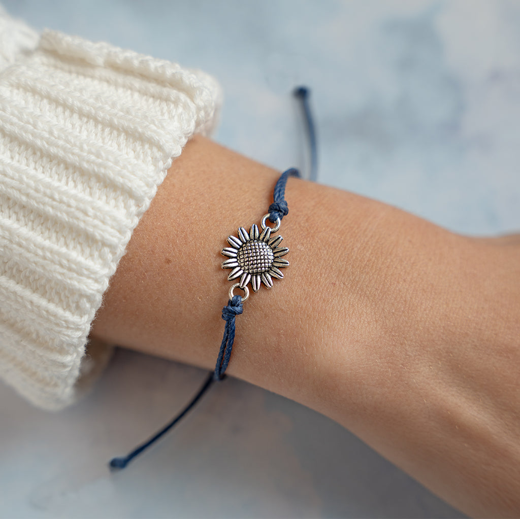 Silver Sunflower String - Available in Two Colors