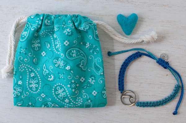 Ocean Waves Knotted String - Available in Two Colors – bandana love