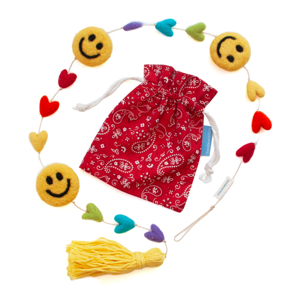 Rainbow of Smiles Heart String