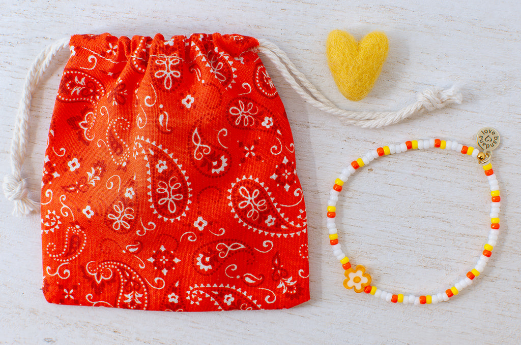 Millefiori Flower Sunshine Mini Candi Beads