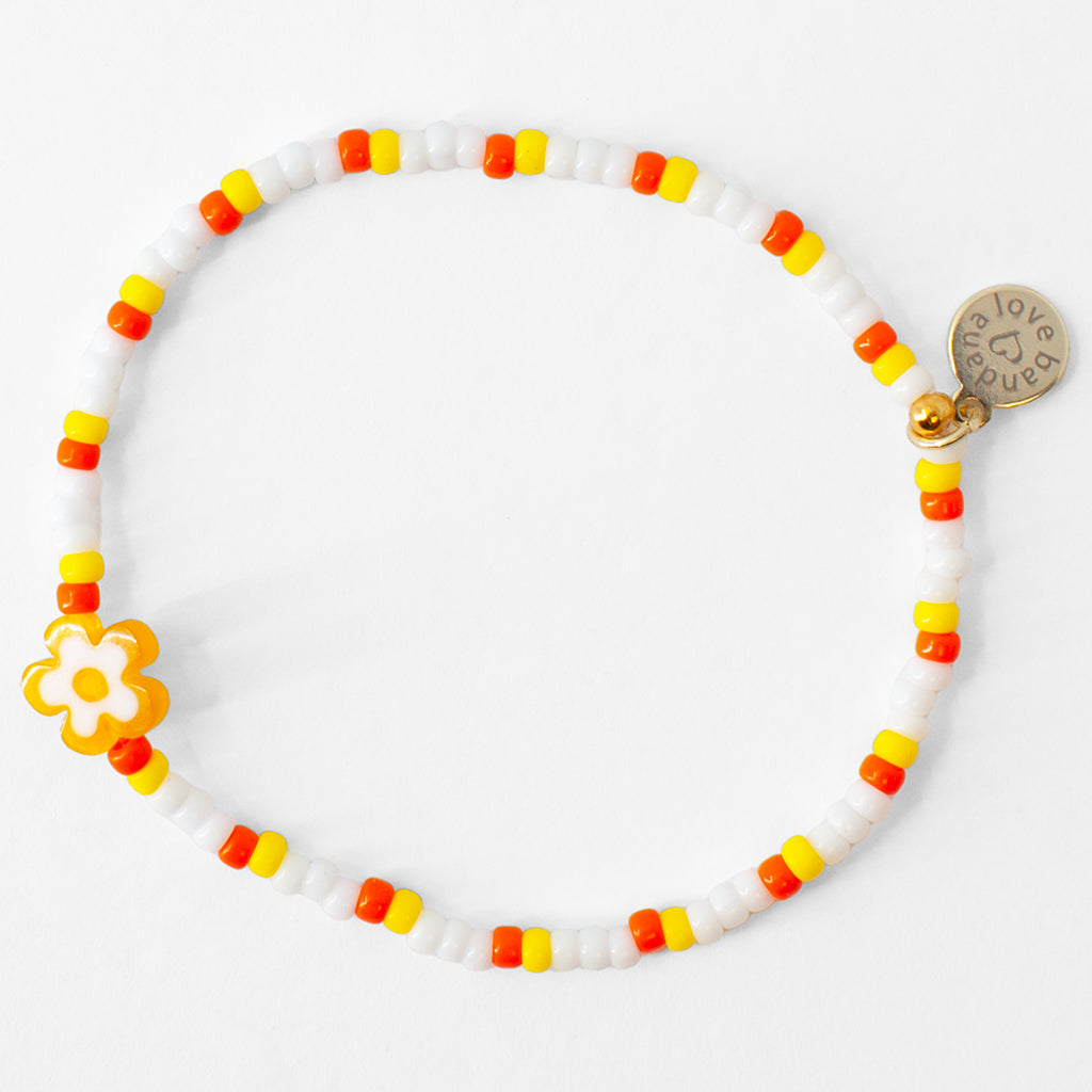 Millefiori Flower Sunshine Mini Candi Beads