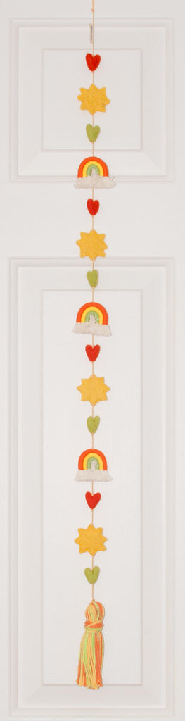 Sunshine and Rainbows Heart String