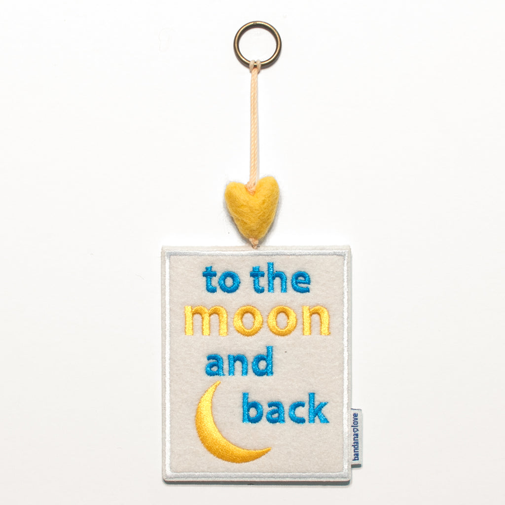 To The Moon and Back Mini Heart String