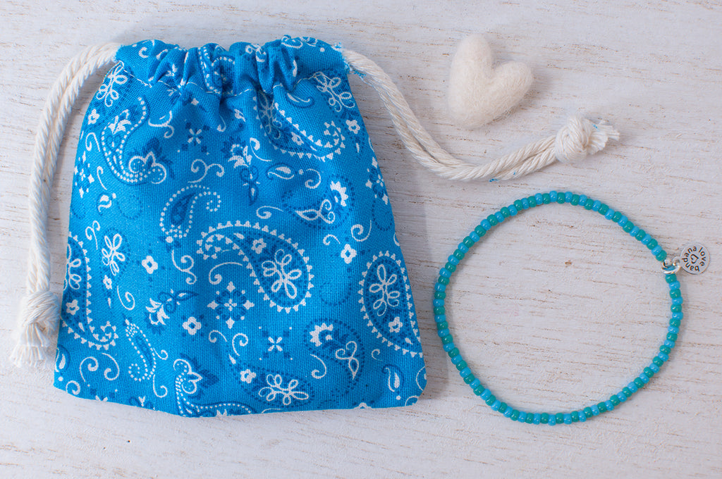 Turquoise Mini Candi Beads