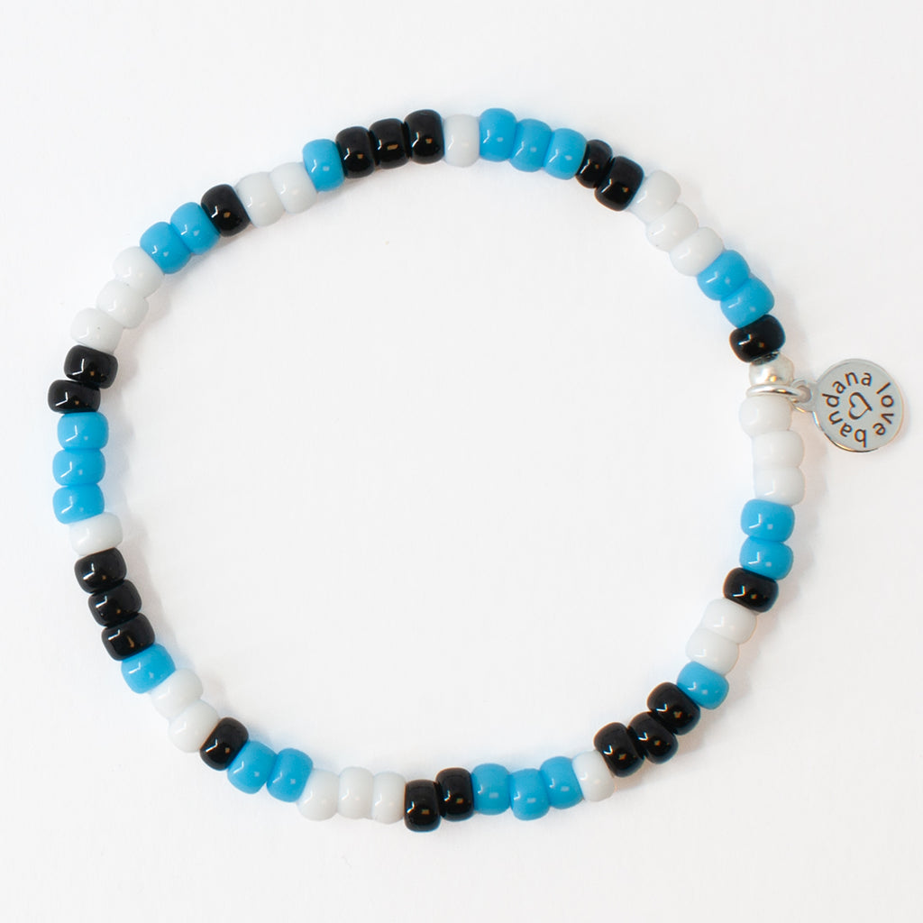 Turquoise and Black Candi Beads