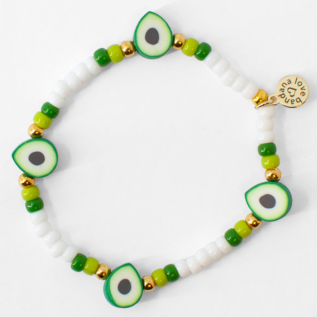 Avocado Tutti Frutti Candi Beads