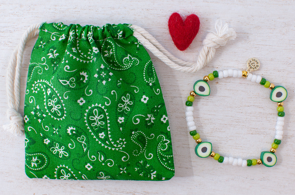 Avocado Tutti Frutti Candi Beads