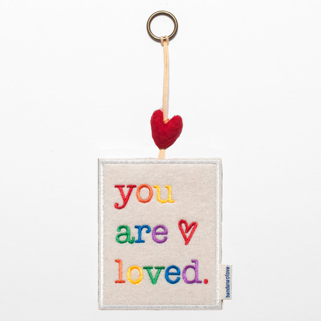 You Are Loved Mini Heart String In Four Colors
