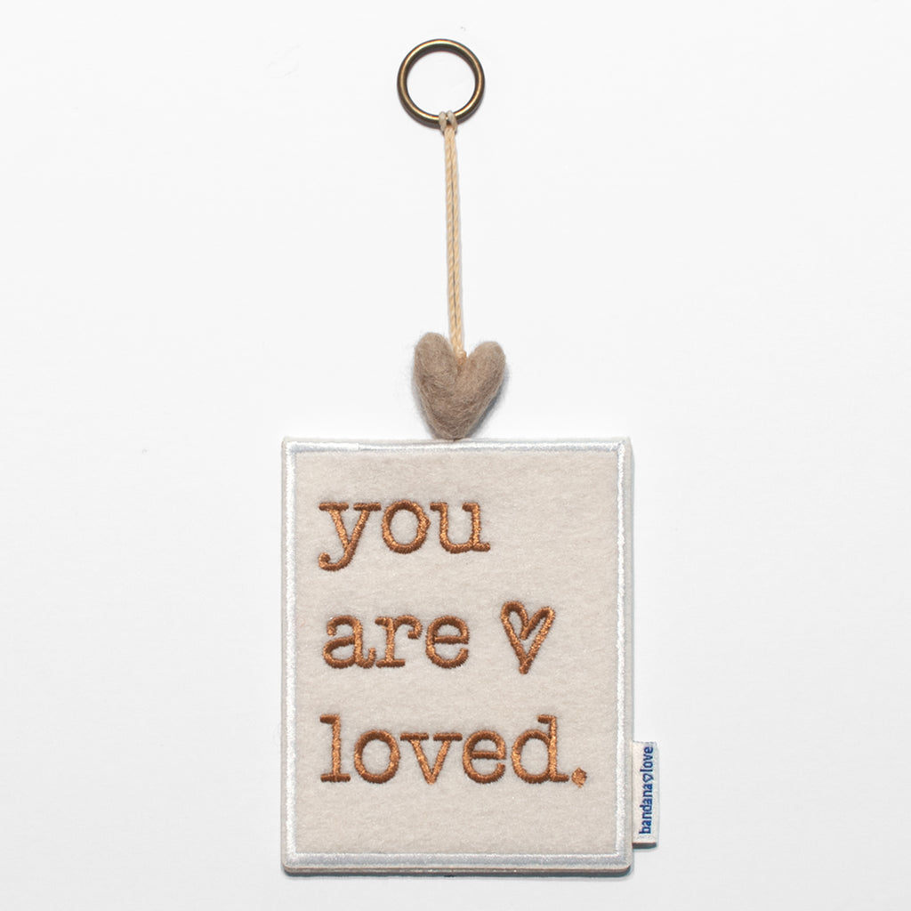 You Are Loved Mini Heart String In Four Colors