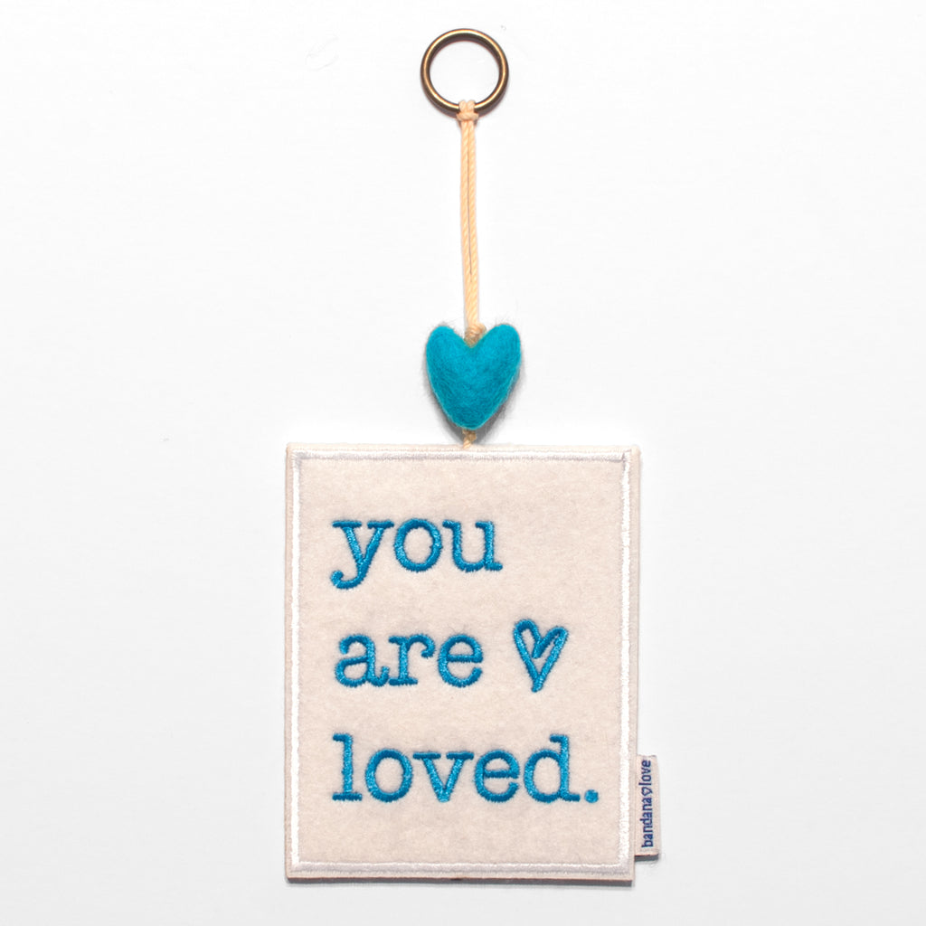 You Are Loved Mini Heart String In Four Colors